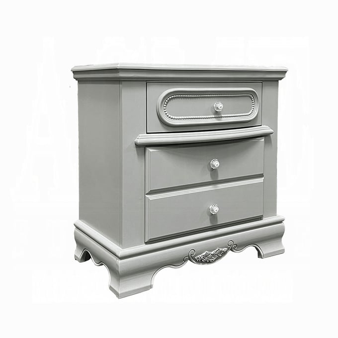 Acme Furniture Flora Gray Nightstand ACM-BD02205