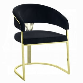 Acme Furniture Fallon Black Side Chair