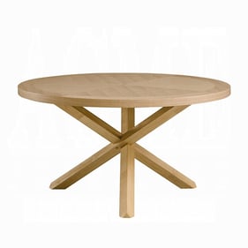 Acme Furniture Kasem Oak Round Dining Table