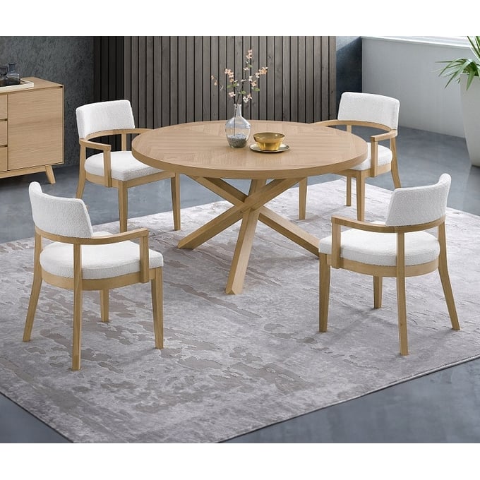 Acme Furniture Kasem Gorge Oak 5pc Dining Room Set ACM-DN0261-DR-S1