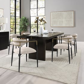 Acme Furniture Jaramillo Beige 7pc Dining Room Set