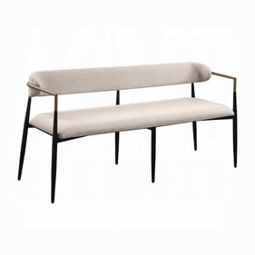 Acme Furniture Jaramillo Beige Bench