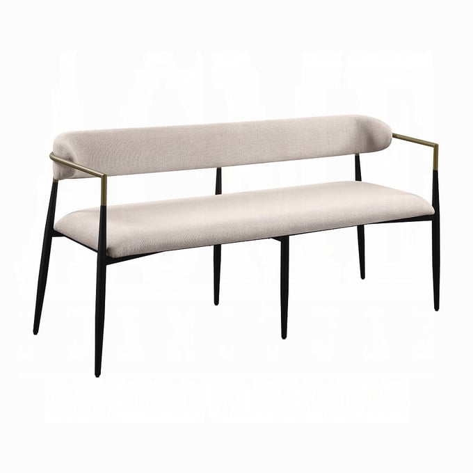 Acme Furniture Jaramillo Beige Bench ACM-DN02698