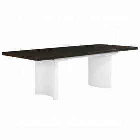 Acme Furniture Carena White Brown Dining Table