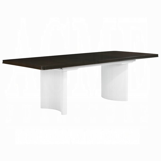 Acme Furniture Carena White Brown Dining Table ACM-DN02955