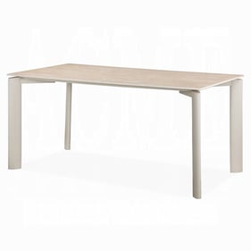 Acme Furniture Ingram Light Gray Dining Table