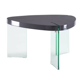 Acme Furniture Noland Gray High Gloss Clear Coffee Table