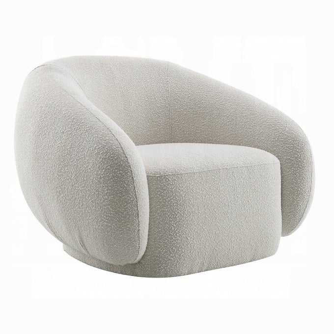 Acme Furniture Isabel Beige Swivel Chair ACM-LV02543