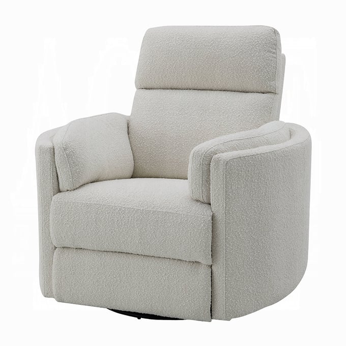 Acme Furniture Sagen Beige Swivel Glider Recliner ACM-LV02733