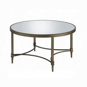 Acme Furniture Aditya Antique Brass Coffee Table