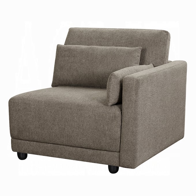 Acme Furniture Rylie Gray Modular RAF Armrest Chair ACM-LV03151