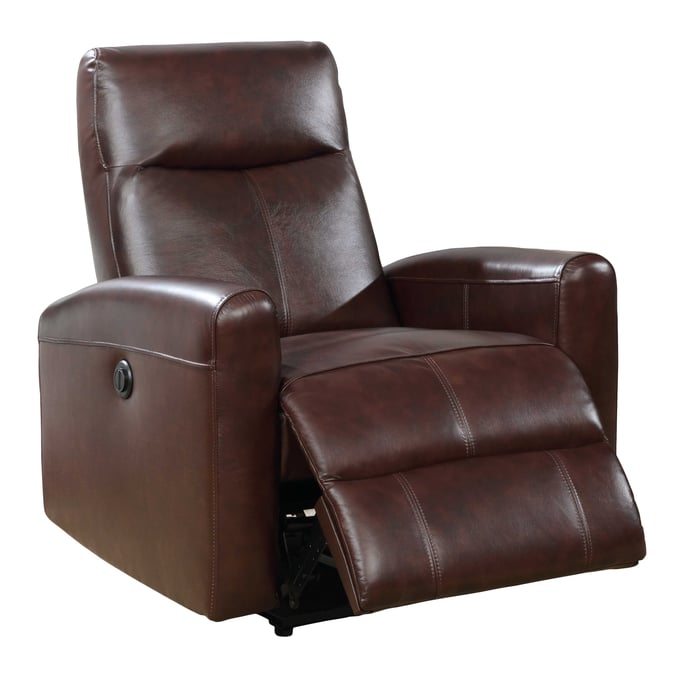 AC Pacific Eli Cognac Recliner Power Chair ACP-ELI-COGNAC-PRC