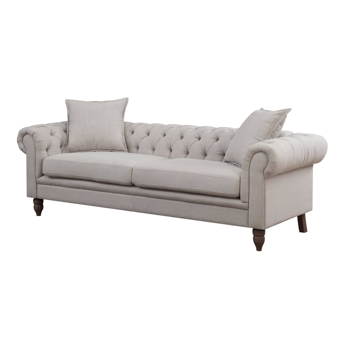 AC Pacific Juliet Beige Chesterfield Sofa ACP-JULIET-SOFA