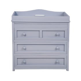 AFG Baby Furniture Leila II Gray 2 Drawers Changer Dresser