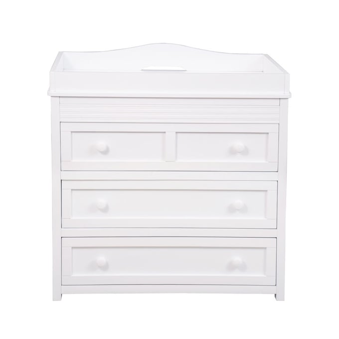 AFG Baby Furniture Leila II White 2 Drawers Changer Dresser AFG-028W