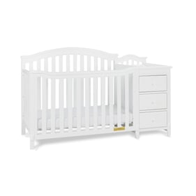 AFG Baby Furniture Kali II White 4 In 1 Convertible Crib and Changer