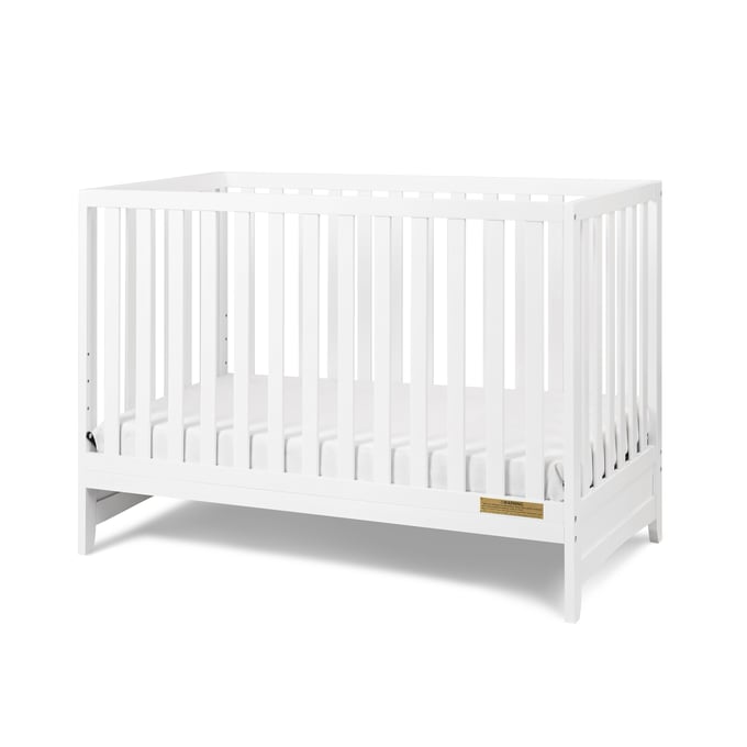 AFG Baby Furniture Mila II White 3 in 1 Convertible Crib AFG-628W