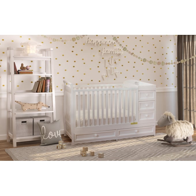 Cot and changer outlet combo