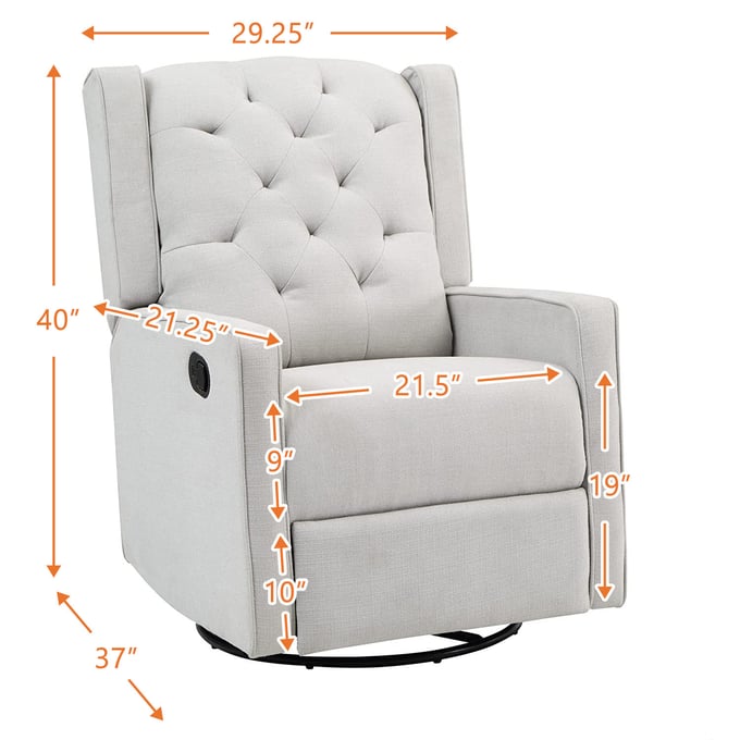 Lennox furniture capri hot sale glider recliner swivel