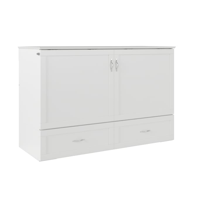 AFI Raleigh White Queen Murphy Bed Chest AC544142