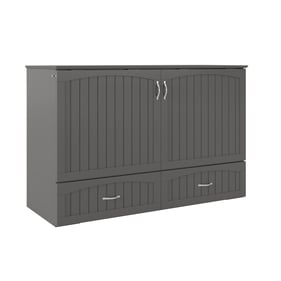 AFI Aspen Grey Queen Murphy Bed Chest