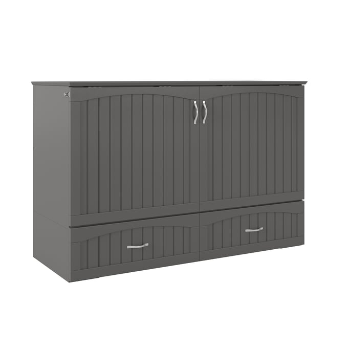 AFI Aspen Grey Queen Murphy Bed Chest AC554149