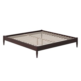 AFI Furnishings Pasadena Espresso King Platform Bed Frame