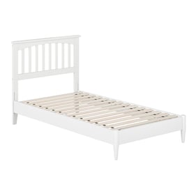 AFI Furnishings Becket White Twin Low Profile Platform Bed