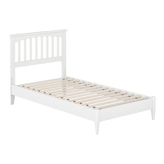 AFI Furnishings Becket White Twin Low Profile Platform Bed AR8778022