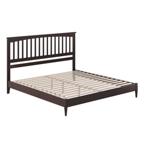 AFI Furnishings Becket Espresso King Low Profile Platform Bed