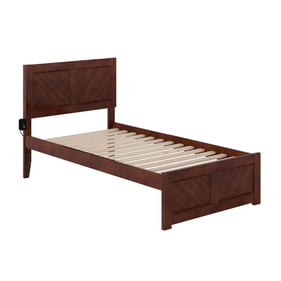 AFI Furnishings Canyon Walnut Twin Platform Bed with Matching Footboard