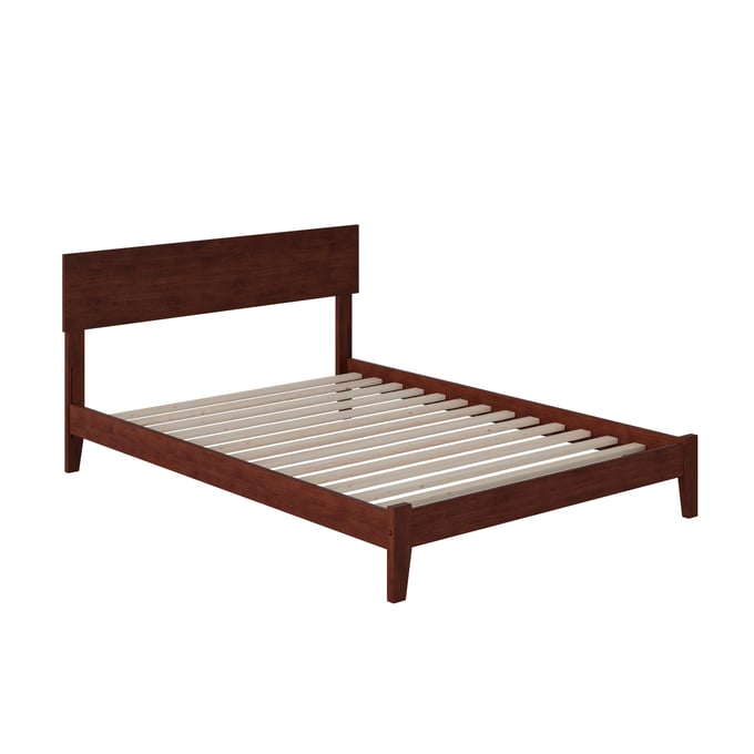 AFI Furnishings Orlando Walnut Full Low Profile Platform Bed AT8131004