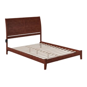 AFI Furnishings Portland Walnut Queen Low Profile Platform Bed