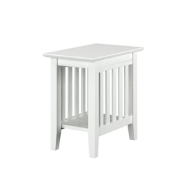 AFI Furnishings Mission White Chair Side Table