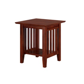 AFI Furnishings Mission Walnut End Table