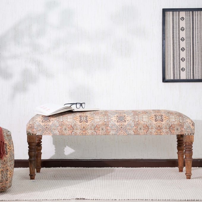 Albany Living 1648 Brown 48 Inch Upholstered Bench ALBN-1648-06