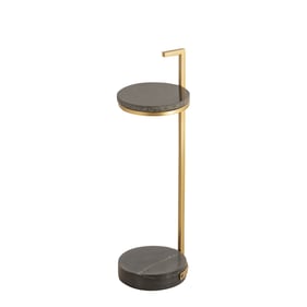 Albany Living 4155 Gold Black Drink Table