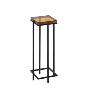 Albany Living T505 Amber Square Glass Drink Table