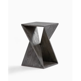 Albany Living Twisted Distress Gray End Table