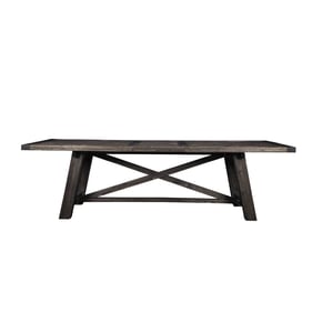 Alpine Furniture Newberry Salvaged Grey Extension Dining Table