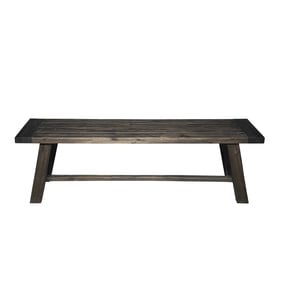 Alpine Furniture Newberry Salvaged Grey Bench