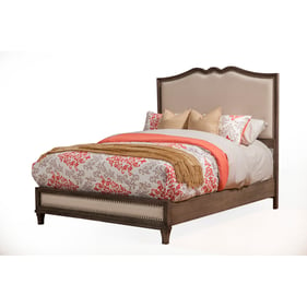 Alpine Furniture Charleston Antique Grey Queen Panel Bed