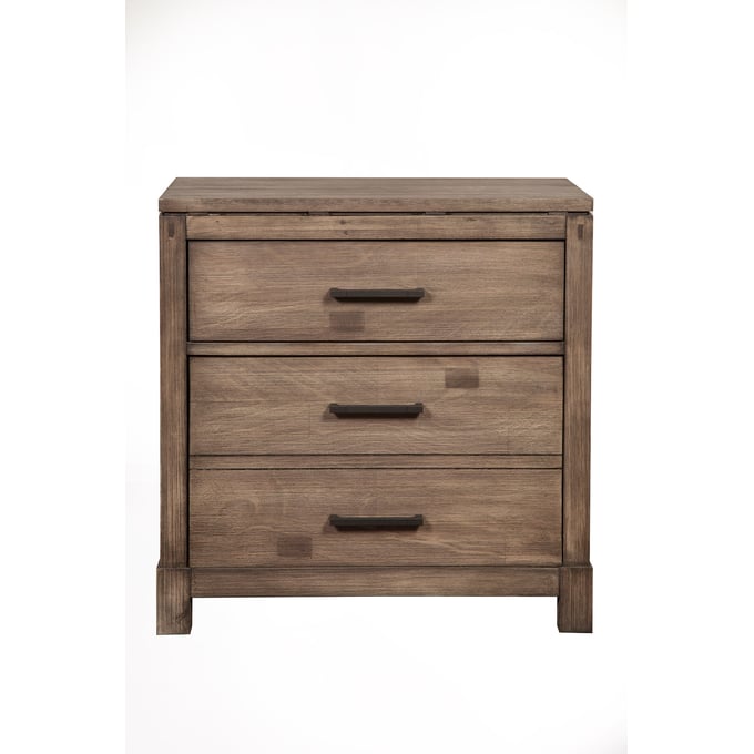 Alpine Furniture Sydney Weathered Grey 2 Drawer Nightstand ALPN-1700-02