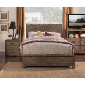 Alpine Furniture Sydney Weathered Grey 2pc Bedroom Set with Cal King Bed