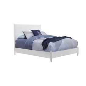 Alpine Furniture Tranquility White Queen Panel Bed