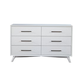 Alpine Furniture Tranquility White Dresser