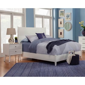 Alpine Furniture Tranquility White 2pc Bedroom Set with Queen Bed