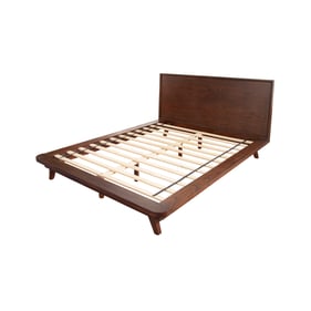 Alpine Furniture Gramercy Walnut Queen Platform Bed