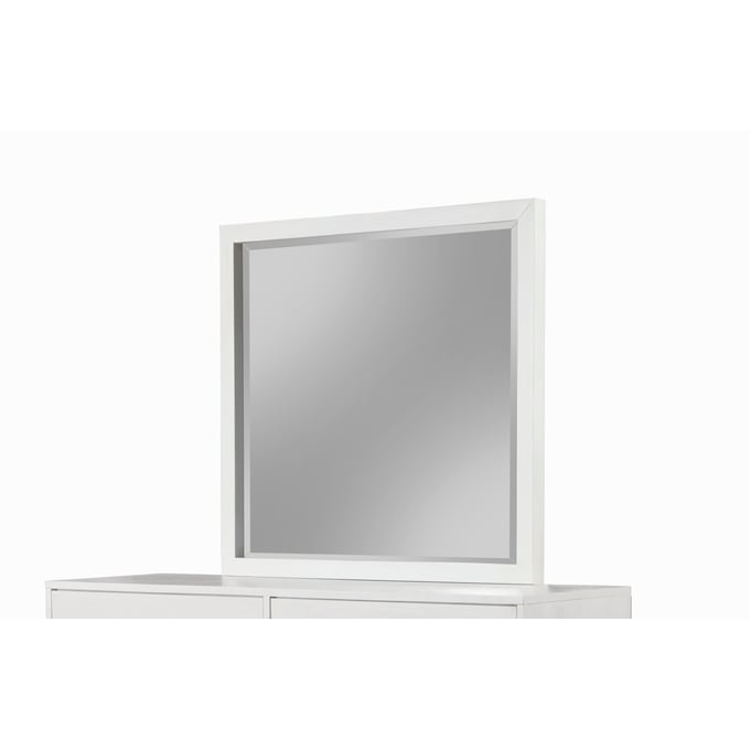 Alpine Furniture Madelyn White Dresser Mirror ALPN-2010-06