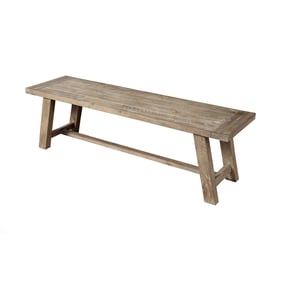 Alpine Furniture Newberry Weathered Natural Bench